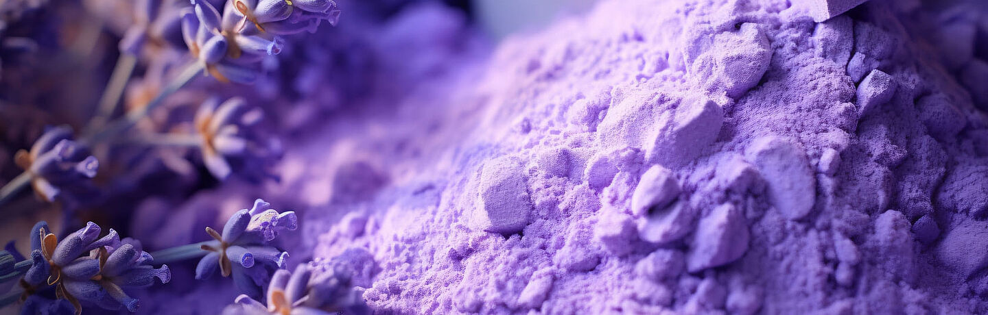 polvo alimenticio morado